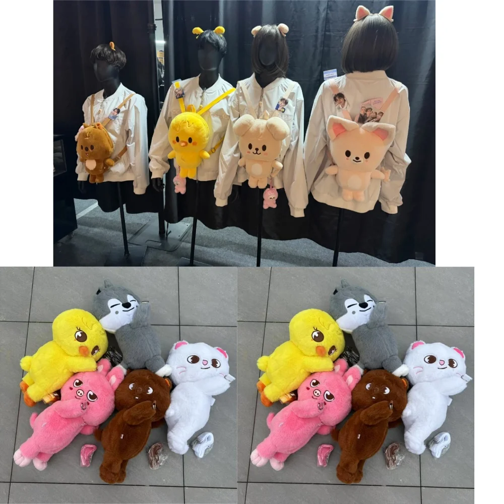 

Милая плюшевая игрушка SKZOO Doll STRAY KIDS: мягкие игрушки-животные K-pop (волк, медведь, лисы, утки), подарок