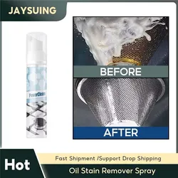 Oil Stain Remover Spray Magic Degreaser Cleaner Range Hood Foam Cleaner Kitchen Grease Foam Detergent Heavy Oil Cleaning Agent