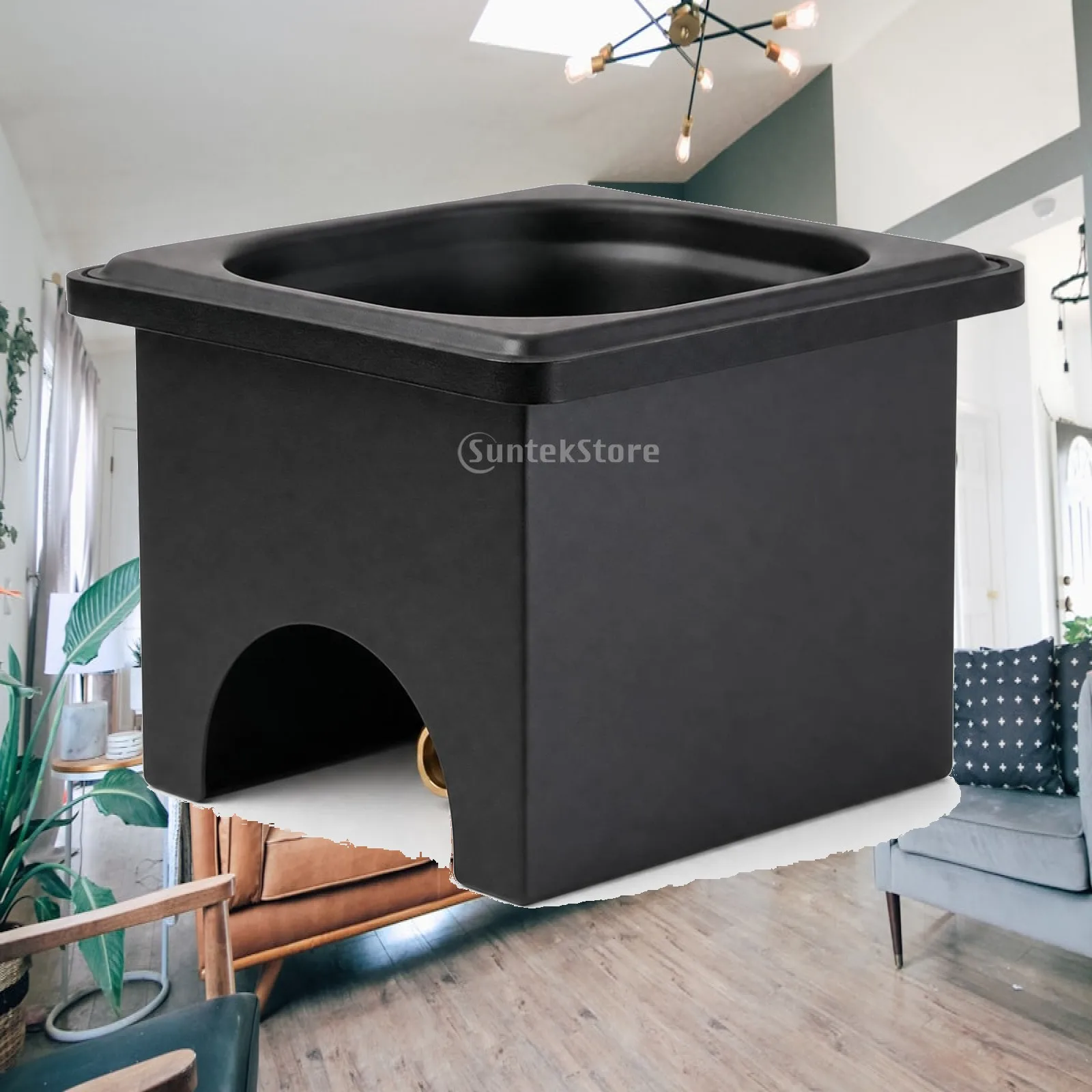 Built-in Cup Washer Matte Black Cup Rinser Perforated Countertop Pitcher Rinser