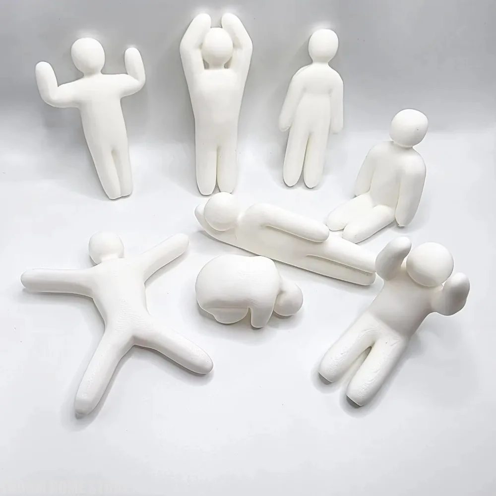 Meccha Chameleon Figure, Paintable 3D Chameleon Character Statue With Multiple Poses Decor