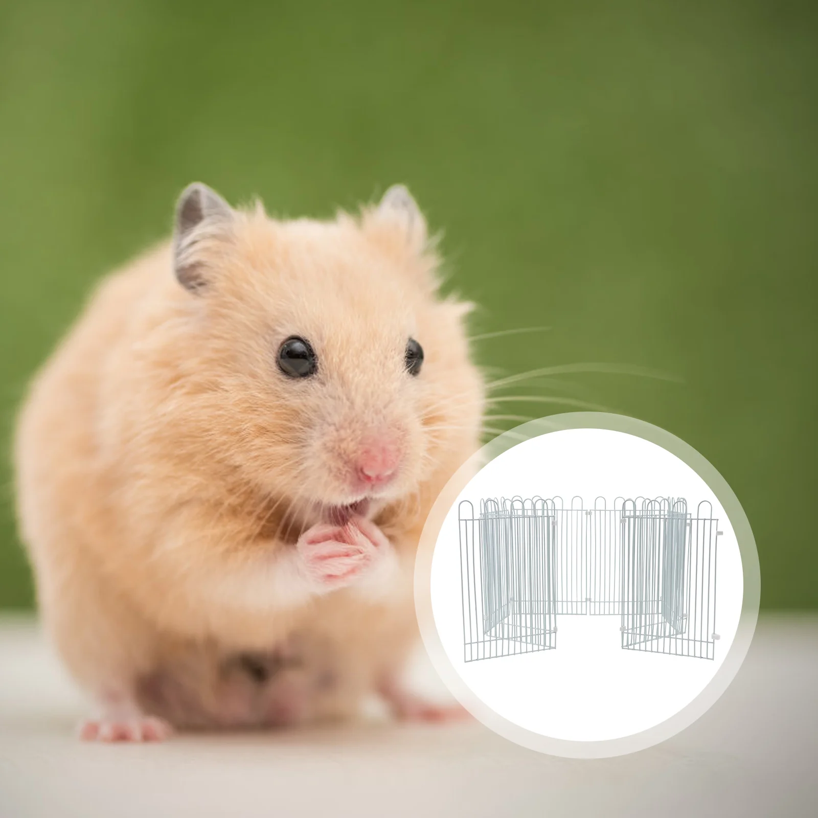 

8 Pcs Hamster Villa Fence Rabbit Toys Pet Playing Enclosure Barrier Pets Net Iron Wire Safety Baby Indoor