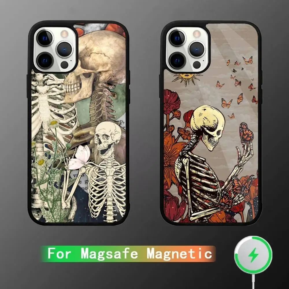 

Medical Human Anatomy Phone Case For iPhone 17,16,15,14,13,12,11,Pro,Max,Plus,Mini,SE4,E Magnetic Magsafe Wireless Charging