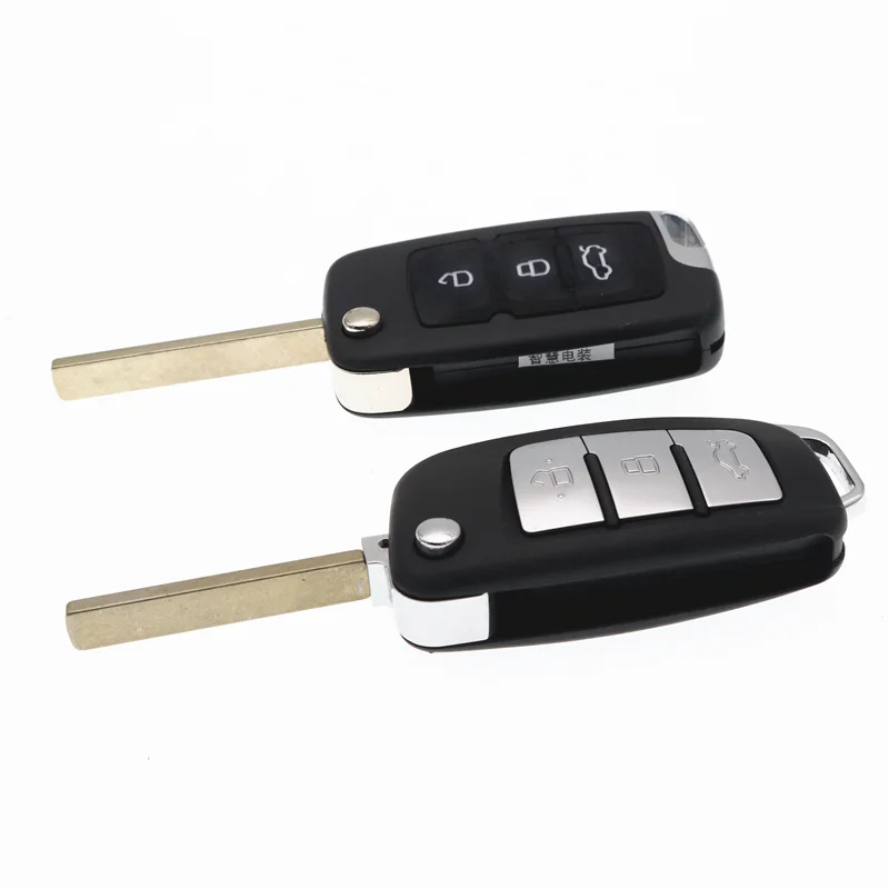 Car Folding Remote Key with 433Mhz for Geely GX3 pro GX2 GX7 Emgrand EC7 EX7 EC718 LC GC9 Emgrand EC8 GE11 Car Smart Key