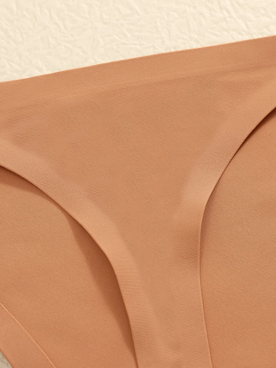 

15 Pcs Women Seamless Ultra Thin Low Rise Thong Panties Solid Color Comfortable