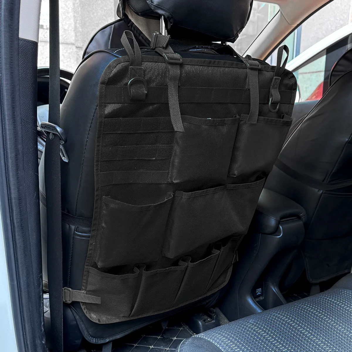 Afbeelding 3: Autostoel Organizer Rugleuning Opbergtas Tactische Camo Hangende Zakken Auto Opbergen Opruimen Zak Interieur Accessoires