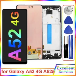 A52 4G LCD for Samsung Galaxy A52 4G A525F A525M LCD Display Touch Screen Digitizer Replacement for Samsung A52 4G LCD SM-A525F