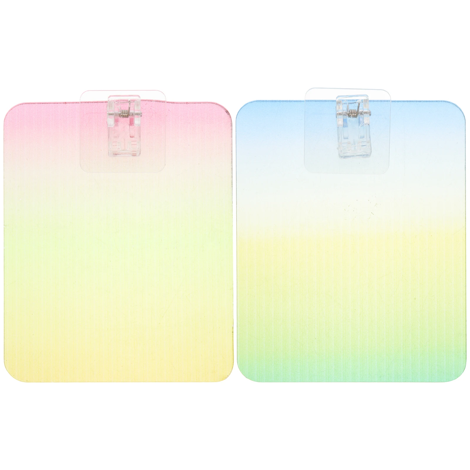 

2 Pcs Die Cutting Machine Plate Clamp Student Plastic Sketch Boards for Drawing