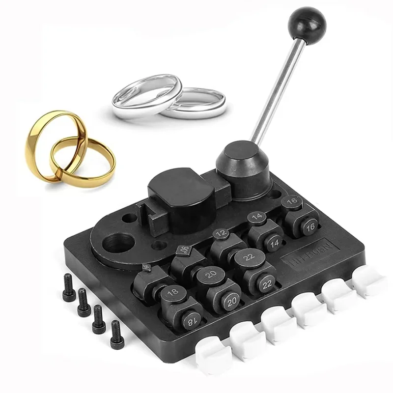 

Metal Ring Bending Machine for Gold Silver and Copper Multi-Functional Jewelry Rounding Forming and Rolling Tools Set