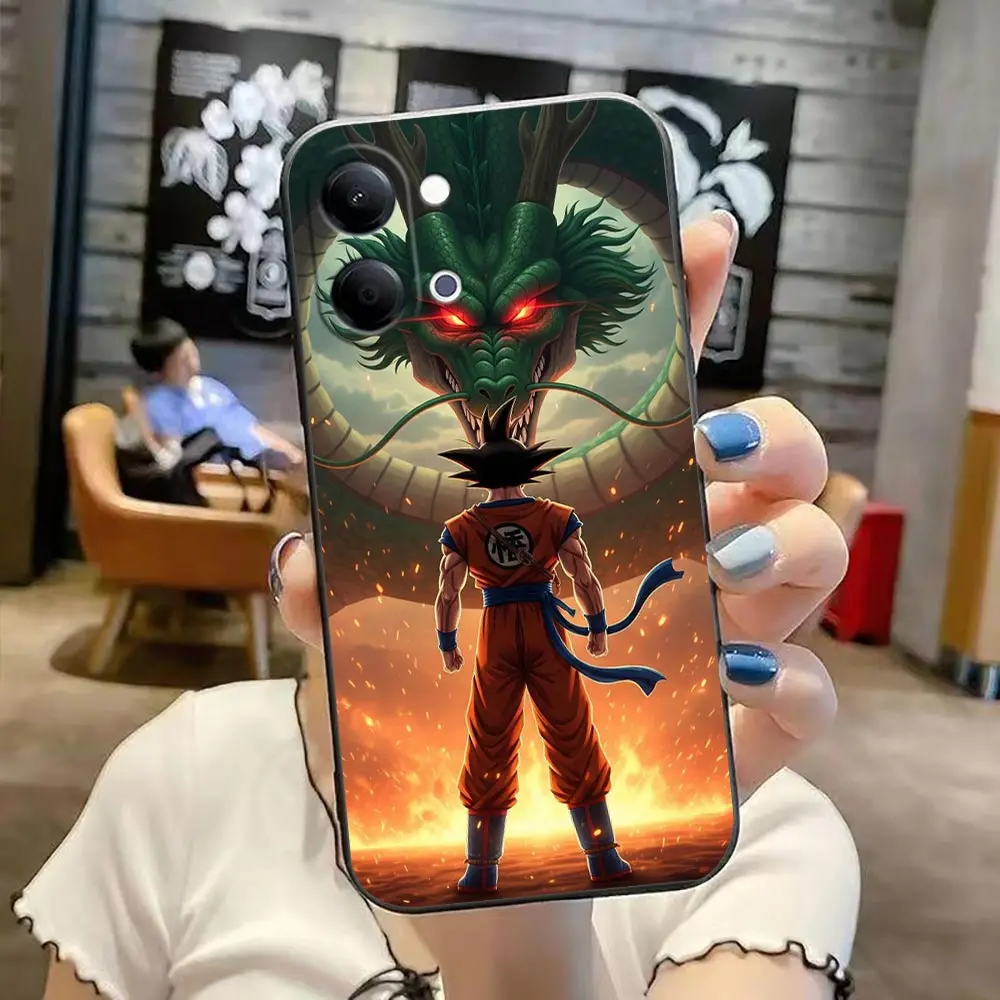 D-Dragon Ball Goku Phone Case For VIVO Y400 Y04 Y05 Y15S Y17S Y19S Y20 Y21 Y22S Y27 Y28 Y31D Y35 Y36 Y39 Y51 Y72 Y78 Y100 Cover