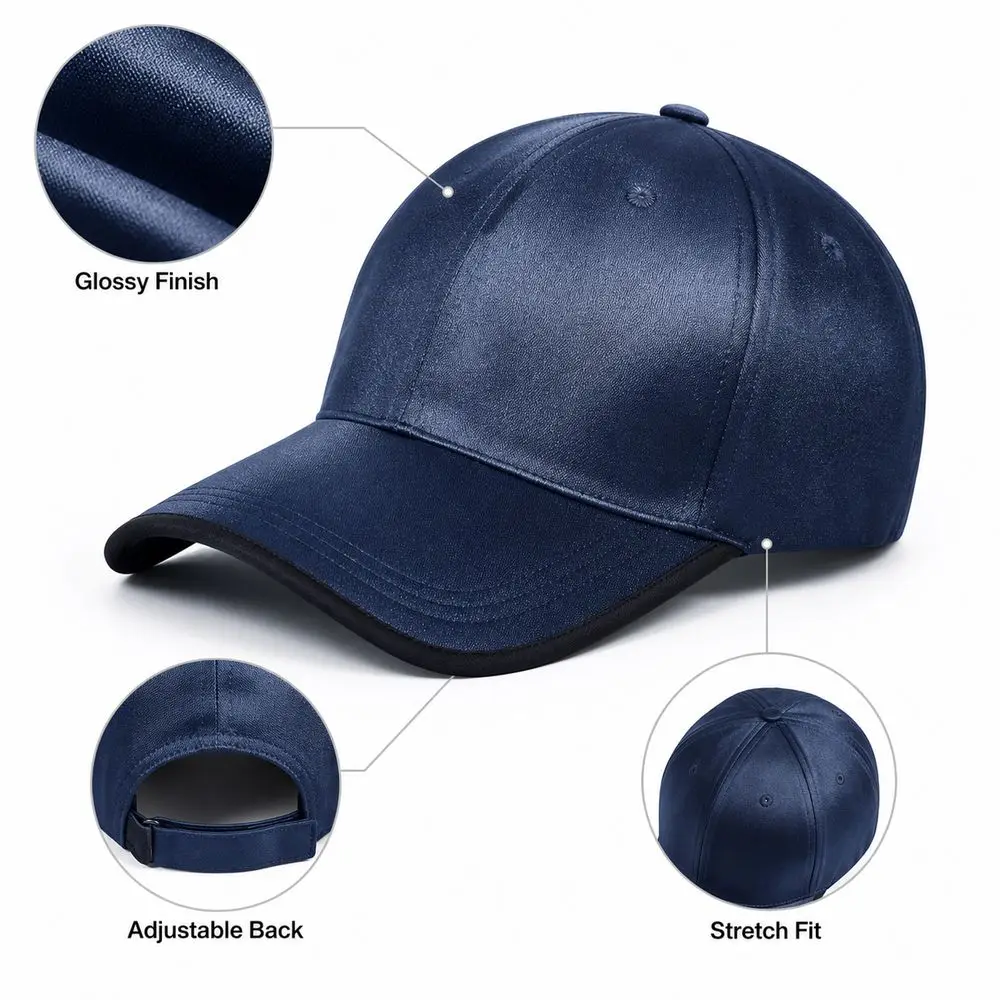 New Design Seamless Baseball Cap Packable Lightweight Outdoor Hat Polyester Quick Drying Visor Cap