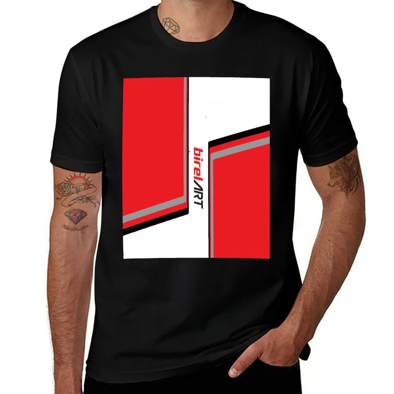 

Футболка Birel ART, мужские футболки для мужчин, мужские футболки, мужские футболки с графическим принтом, футболка