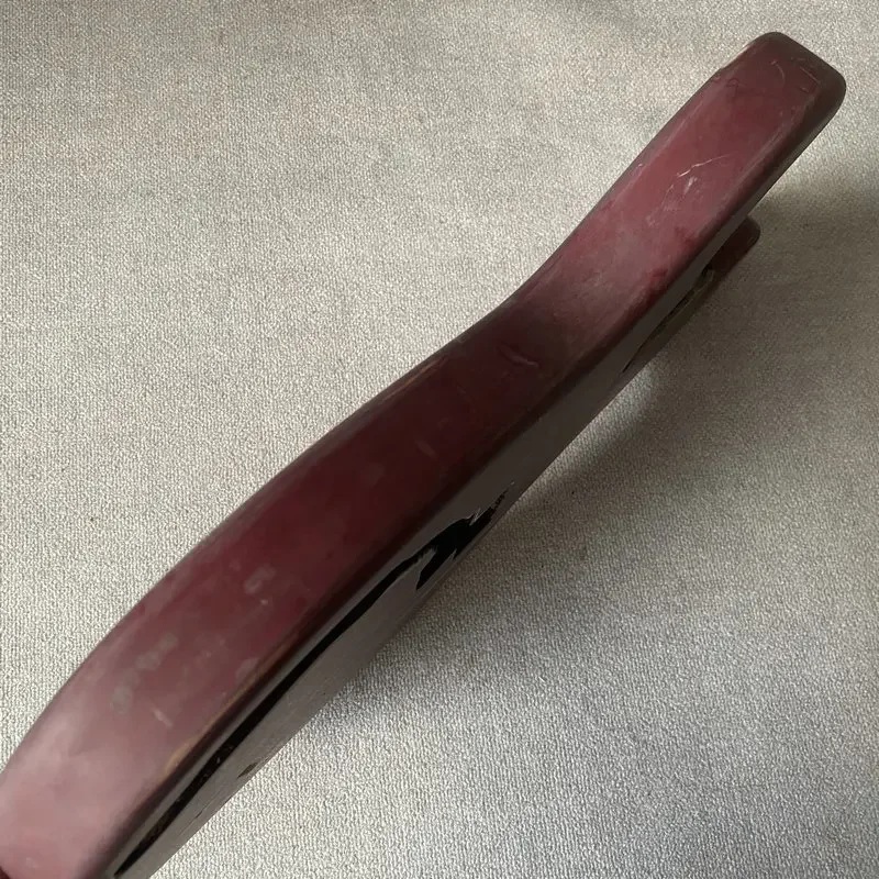 IB879 Claret Solid Wood 4 Or 5 String PB Pickups Electric Guitar Bass Body Left Hand DIY&Replace Part Paints&Wood  Damages view 3