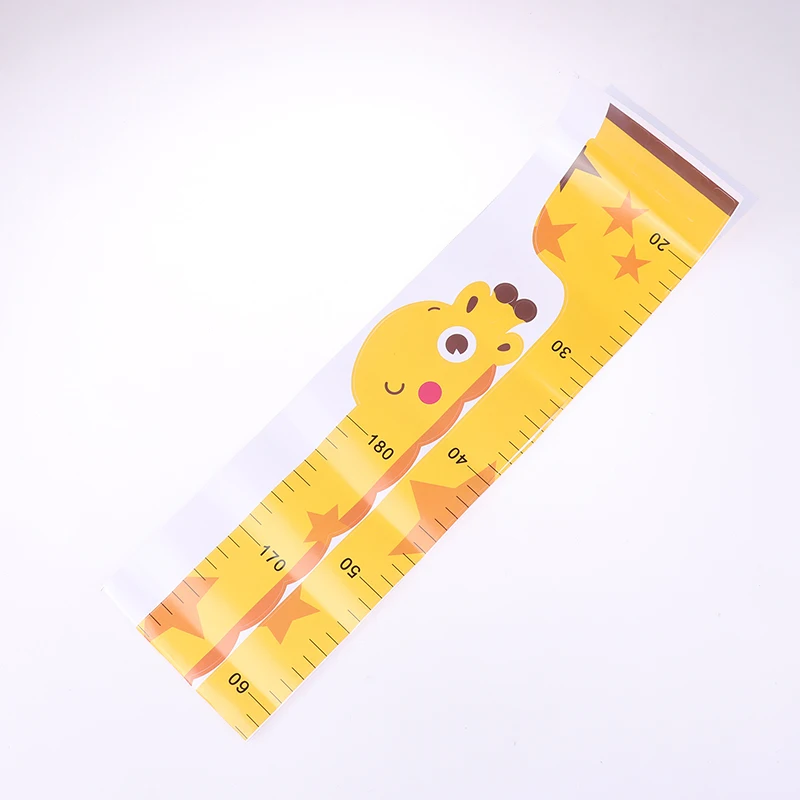 1pc Cartoon Animals Height Measure Wall Sticker Giraffe Wallpaper Child Growth Ruler Growth Chart For Kids Bedroom Baby Nursery