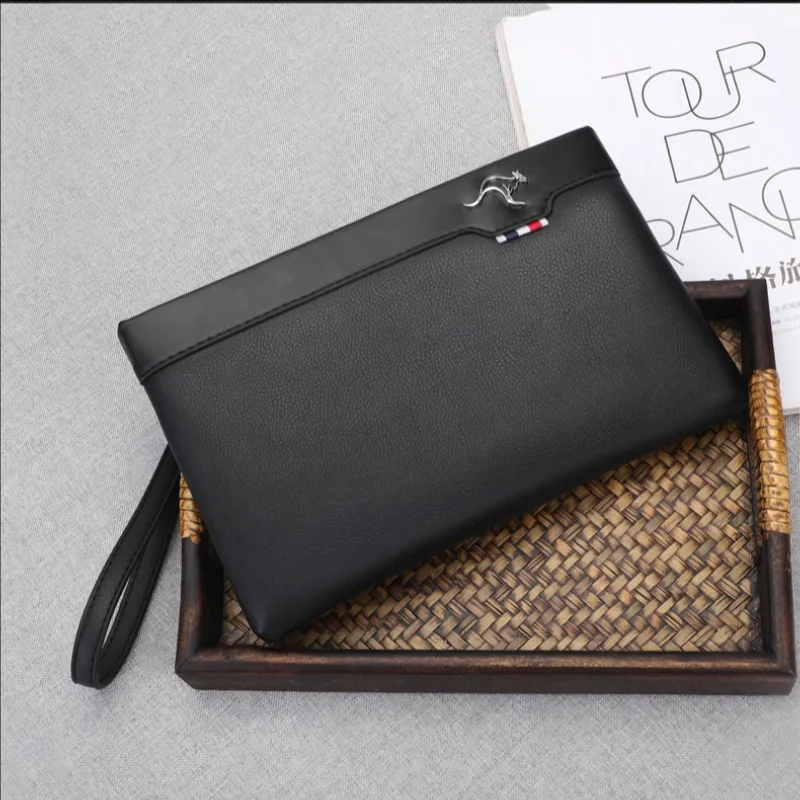 

Luxury Brand Business Men Wallet Leather Man Clutch Bag Coins Pocket Purse Casual Envelope Long Wallets Luxury Handbag for Phone