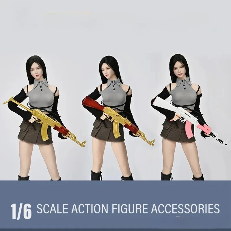 

ZYTOYS AK47 1/6 Scale Action Figures Limited Edition ZY9001 Color Series Plastic Gun Model for 12'' Soldier BJD Scene Decoration