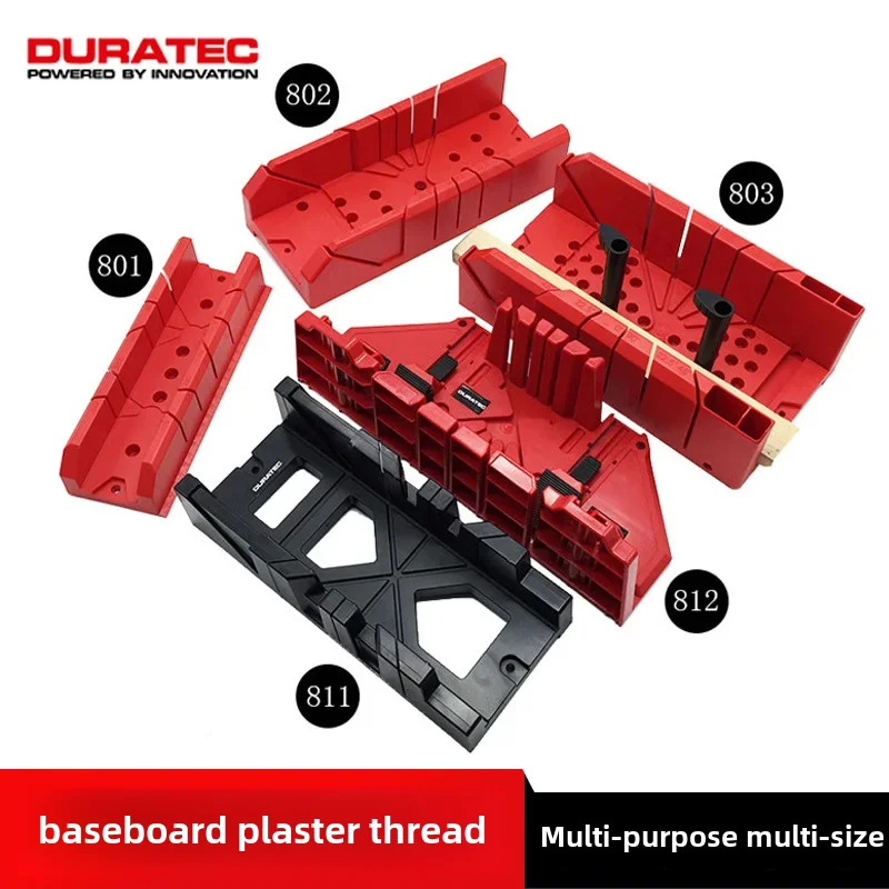 Duratec Woodworking Plaster Line Kick Line Angle Tool 45 Degree 90 Degree Oblique Saw Clamp Back Saw Box Hand Tool Carpentry