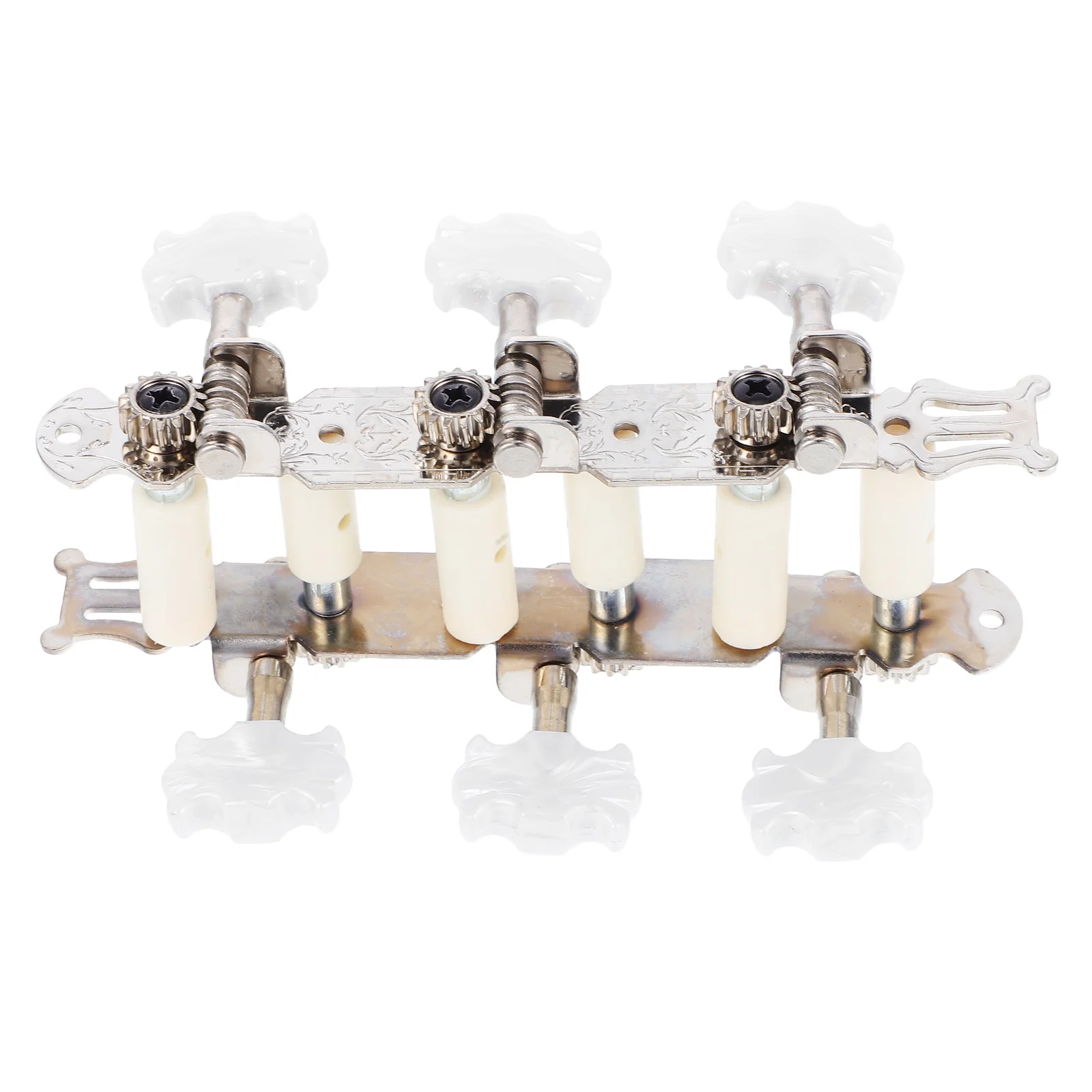 

Classical Guitar Tuners Metal Tuning Pegs For Acoustic Folk Guitar Easy Install 3L Configuration Universal Fit