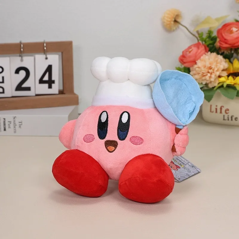 Hot Game Star Kirby Sword Kirby Toy High Quality Cartoon Stuffed Peluche Doll Great Christmas Birthday Gift for Children