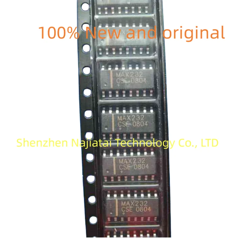 10PCS/LOT 100% New Original MAX232CSE+T MAX232CSE+ MAX232CSE MAX232 SOP16 IC Chip