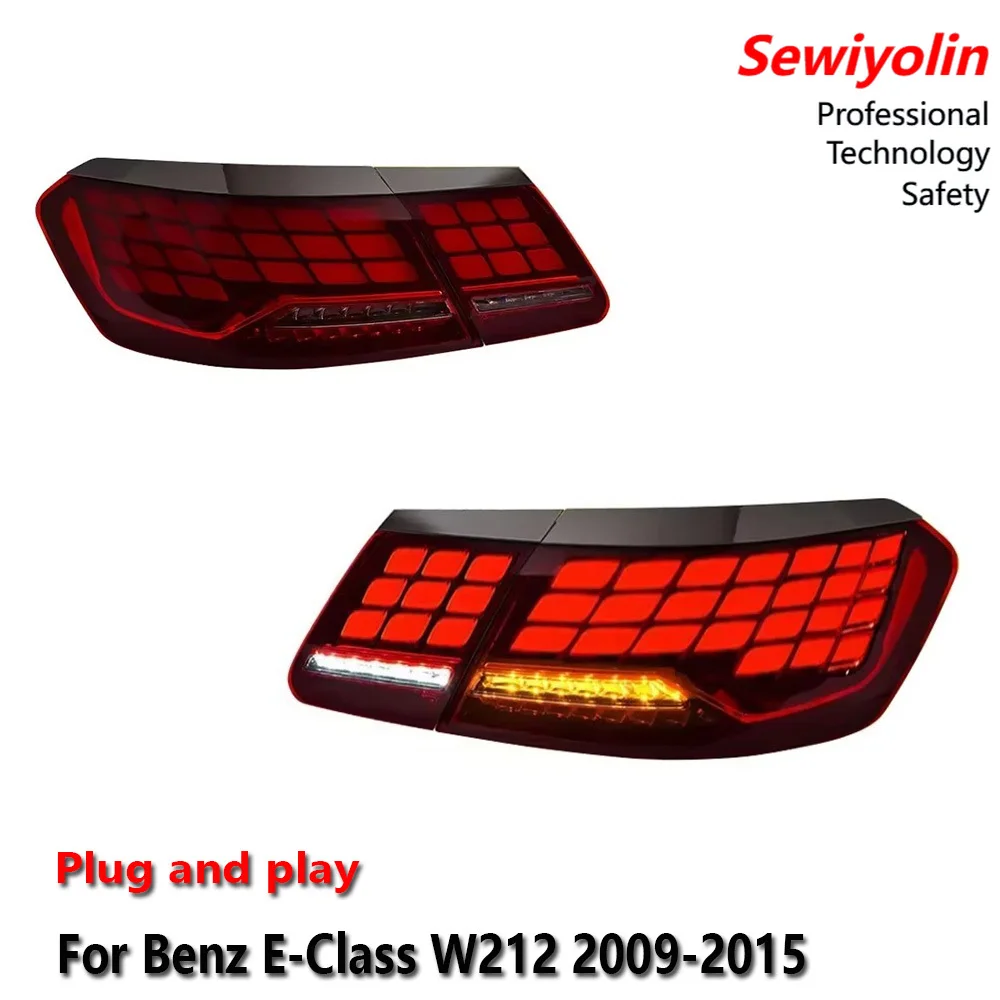 

Car LED Auto Taillight Auto Assemblies For Benz E-Class W212 2009-2015 DRL Brake Turn Signal Lamp Plug And Play