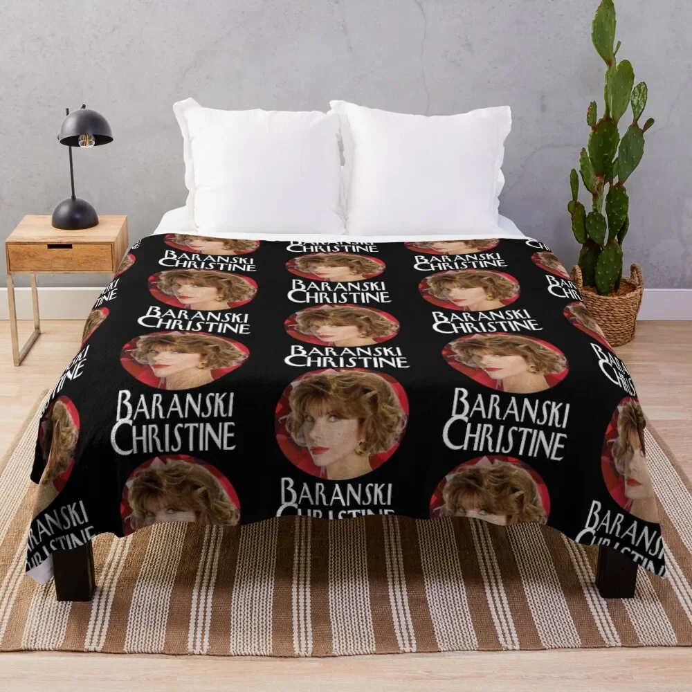 Christine Baranski Throw Blanket Large anime Sofas Bed covers Blankets