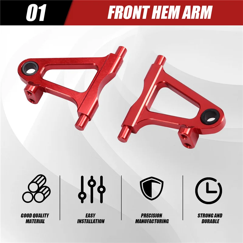 A45F-RC Auto Upgrade Front Down Swing Arm Kit Voor 1/10 Tamiya TT02 TT-02 RC Auto Upgrade Accessoires