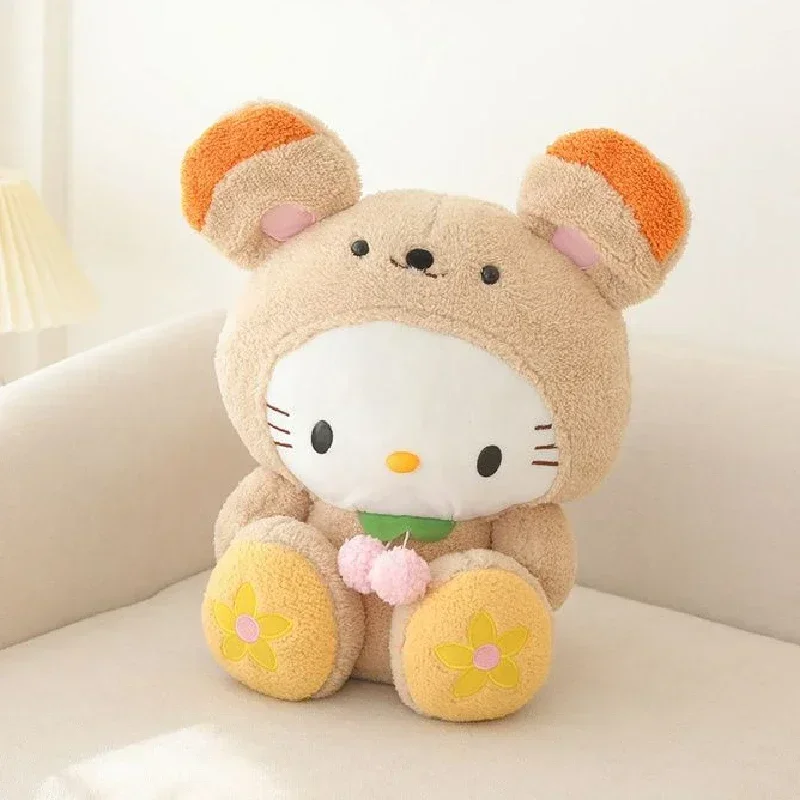 

40/45cm Sanrio Anime Hello Kitty Cosplay Chopper Plush Toys Pillow Soft Stuffed Cartoon Doll Kid Birthday Xmas Gifts