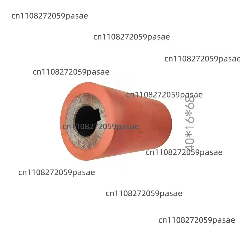 40 * 16 * 68Mm Woodworking Machinery Spare Parts Feeding Wheel Woodworking Manual Edge Banding Machine Rubber Roller