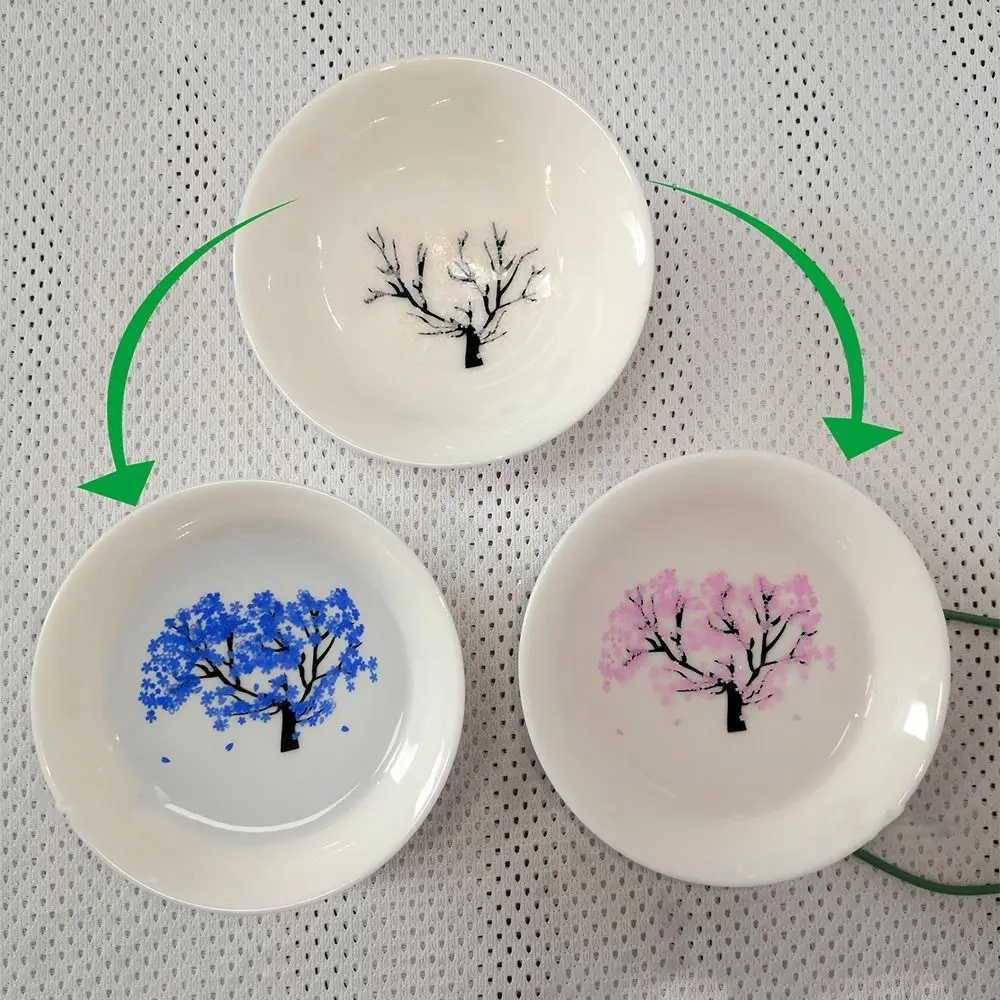 

Japanese-style Creative Color Changing Teacup Unique Multicolor Magic Sakura Cup Ceramic Flower Pattern Kung Fu Tea Cup Coffee
