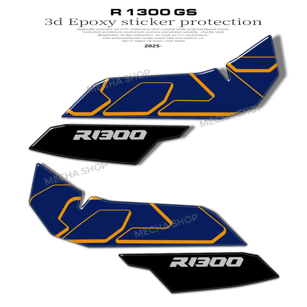 Motorcycle Handguard Sticker Kit Hand Guard Shield Protector Decals For R1300GS R1300 GS R 1300 GS 2025-2026