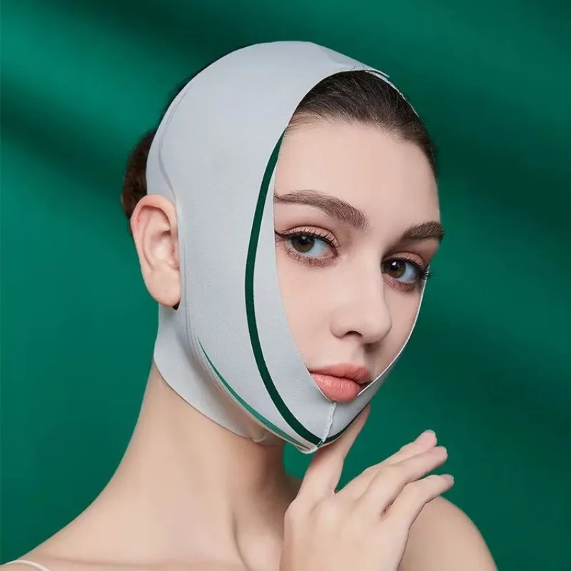 Elastic Face Slimming BANDAGE V Line Face Shaper ผู้หญิง Chin Cheek Lift UP เข็มขัดนวดหน้าสายคล้อง Face Skin Care เครื่องมือความงาม