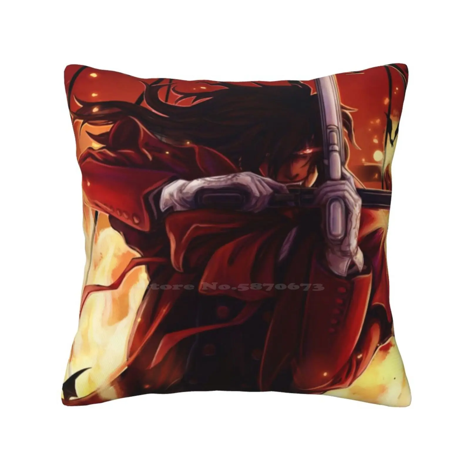 Alucard Fashion Sofa Throw Pillow Cover Pillowcase Hellsing Ultimate Anime Manga Alucard Seras Victoria Integra Alexander