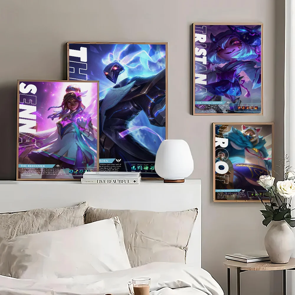 

Classics Games League of Legends Character Poster Self-adhesive Art Poster Whitepaper Prints Posters Artwork Aesthetic Art Wall