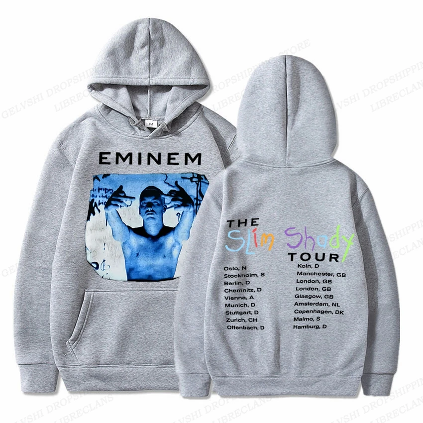 Hip Hop Eminem Hoodie Men Women Fashion Hoodies Kids Hoodies Women Sweatshirts Boy Coats Slim Shady Sweats Rapper Clothes Punk