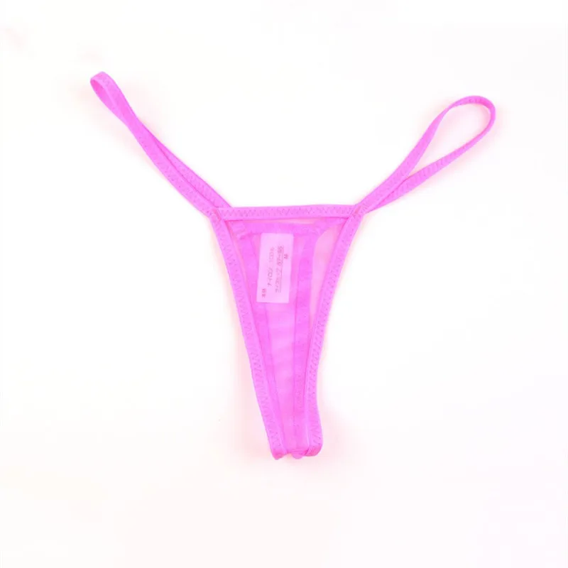Women Sheer Mesh G String Low Rise Thin Elastic Sexy T-back Thong Underwear Breathable Female Intimate Panties quick dry knicker