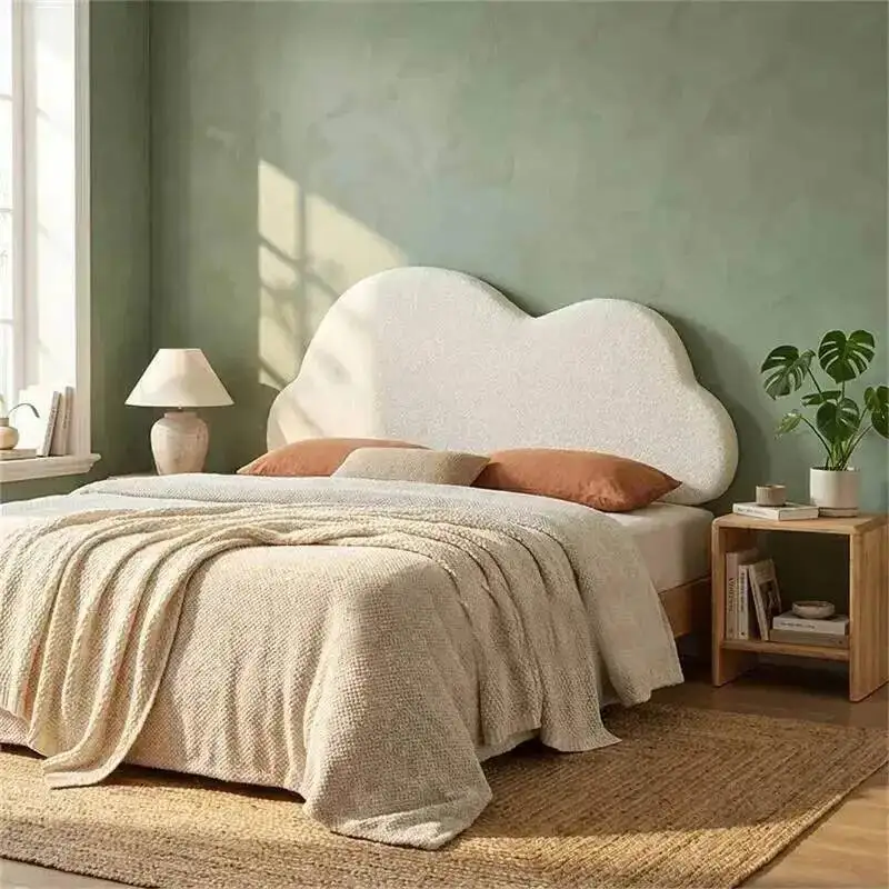 Creative Cloud Shape Bed Headboard Soft Backrest Cushion Anti-collision Pillow for Bedroom Tatami Modern Decor Home Furniture