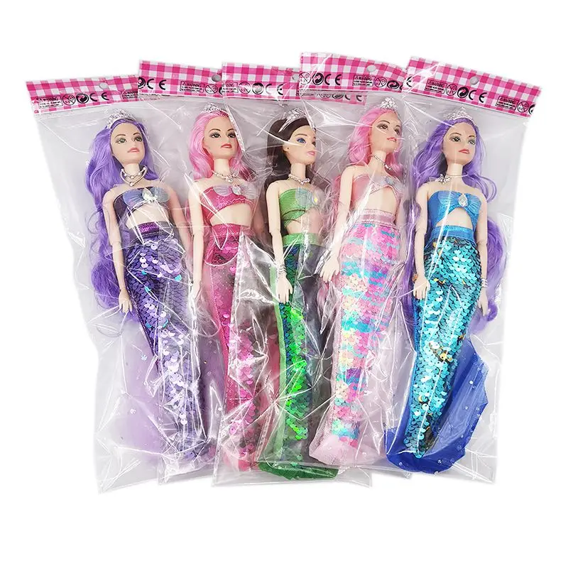 MermaidJoint Dolls Action Figure giocattoli per bambini articoli Kawaii accessori per bambole testa abiti per 30 CM figura gioco per bambini fai da te