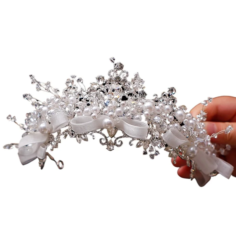 bridal-atmospheric-crown-tiara-super-fairy-shiny-crystal-beaded-bow-pearl-crown-knot-wedding-dress-accessories