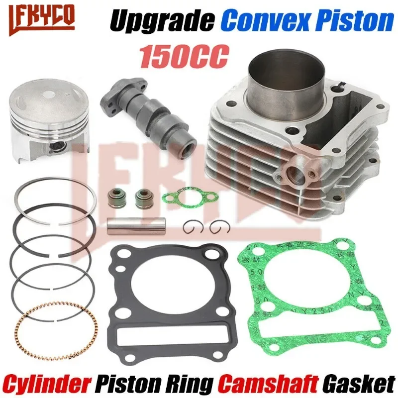 Motorcycle 62mm Engine Parts Cylinder Upgrade Cam Kit 150CC Motor for Suzuki DR-Z125 DRZ125 GN125 GS125 GZ125 TU125 Motoblock