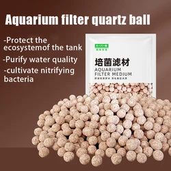 Aquarium Filter Media, Quartz Companion Ball, Hollow Ball, Nano Nitrifying Bacteria, Ceramic Ring, Fish Tank Filter Material