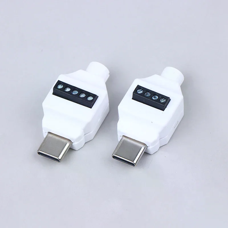 Type C Solderless Small Plug USB C Data Cable Connector USB Soldering Free Connector For Mobile Phone Fast Charging Cable Repair