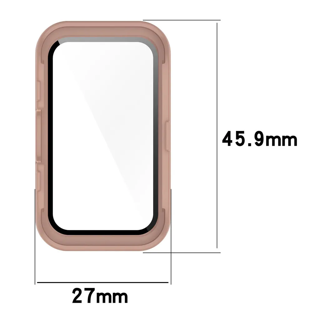 PC ケース Huawei 社バンド 9 8 強化ガラススクリーンプロテクタースマートバンドバンパーフレーム保護カバー Huawei 社 Band9 Band8 ケース