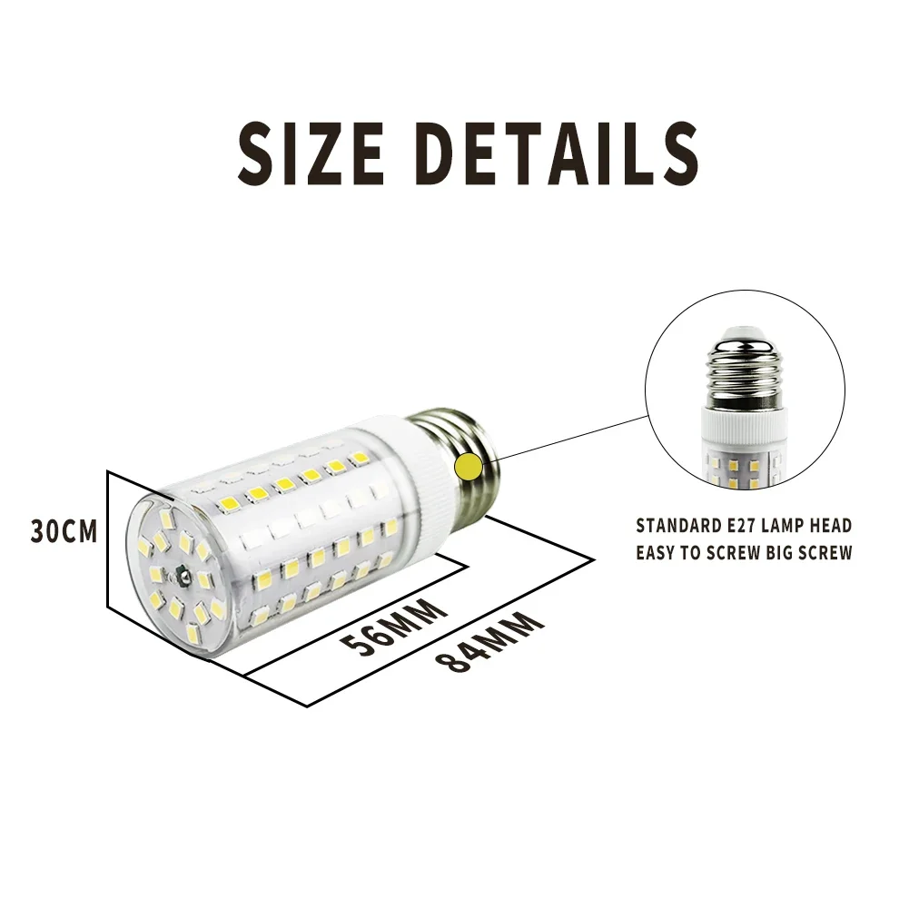 Mini E27 Corn Bulb AC100-265V 1043lm Replace 100W halogen lamp 84leds Lights SMD 2835 Lampada No Flicker Ceramics LED Lamps