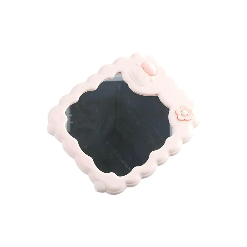 

Портативное складное настольное зеркало с мультяшным дизайном, кавайное косметическое зеркало с подставкой, зеркало для макияжа для общежития