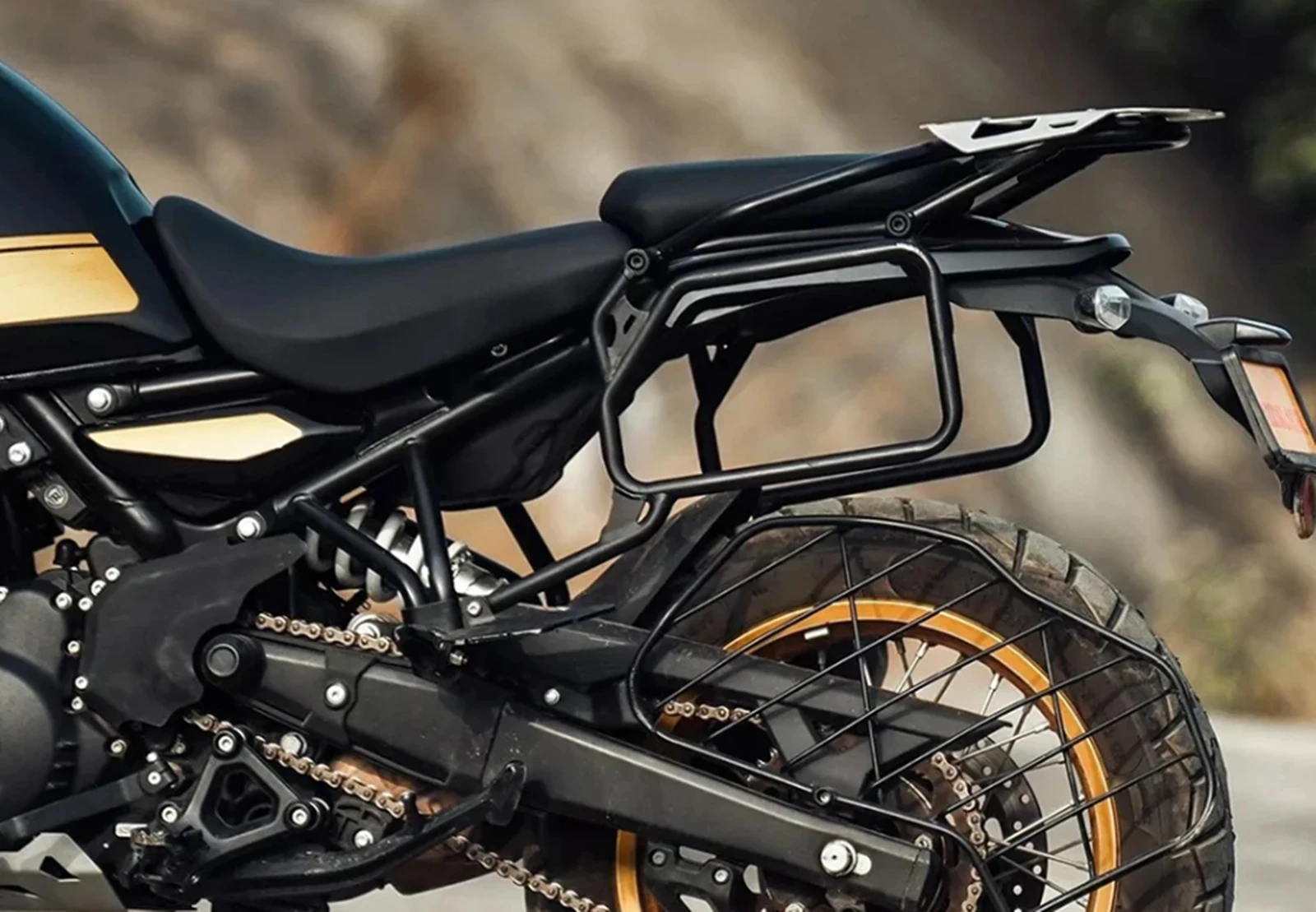 

Motorcycle Rear Saddle Bag Side Trunk Luggage Box Holder Saddlebag Support Bracket For Royal Enfield HIMALAYAN 450 452 2024-2025