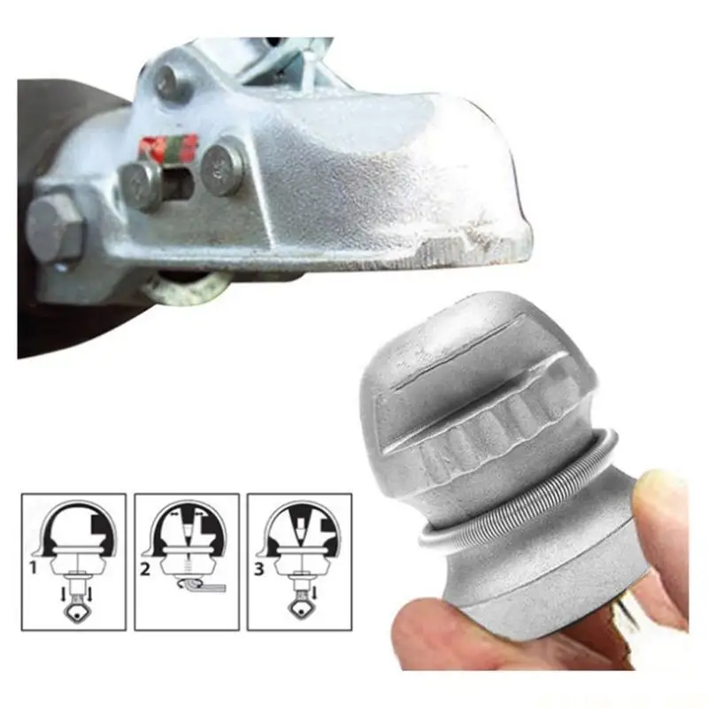 

J0MA Универсальный 50-миллиметровый предохранительный шаровой замок прицепного устройства сцепного устройства прицепа с 2