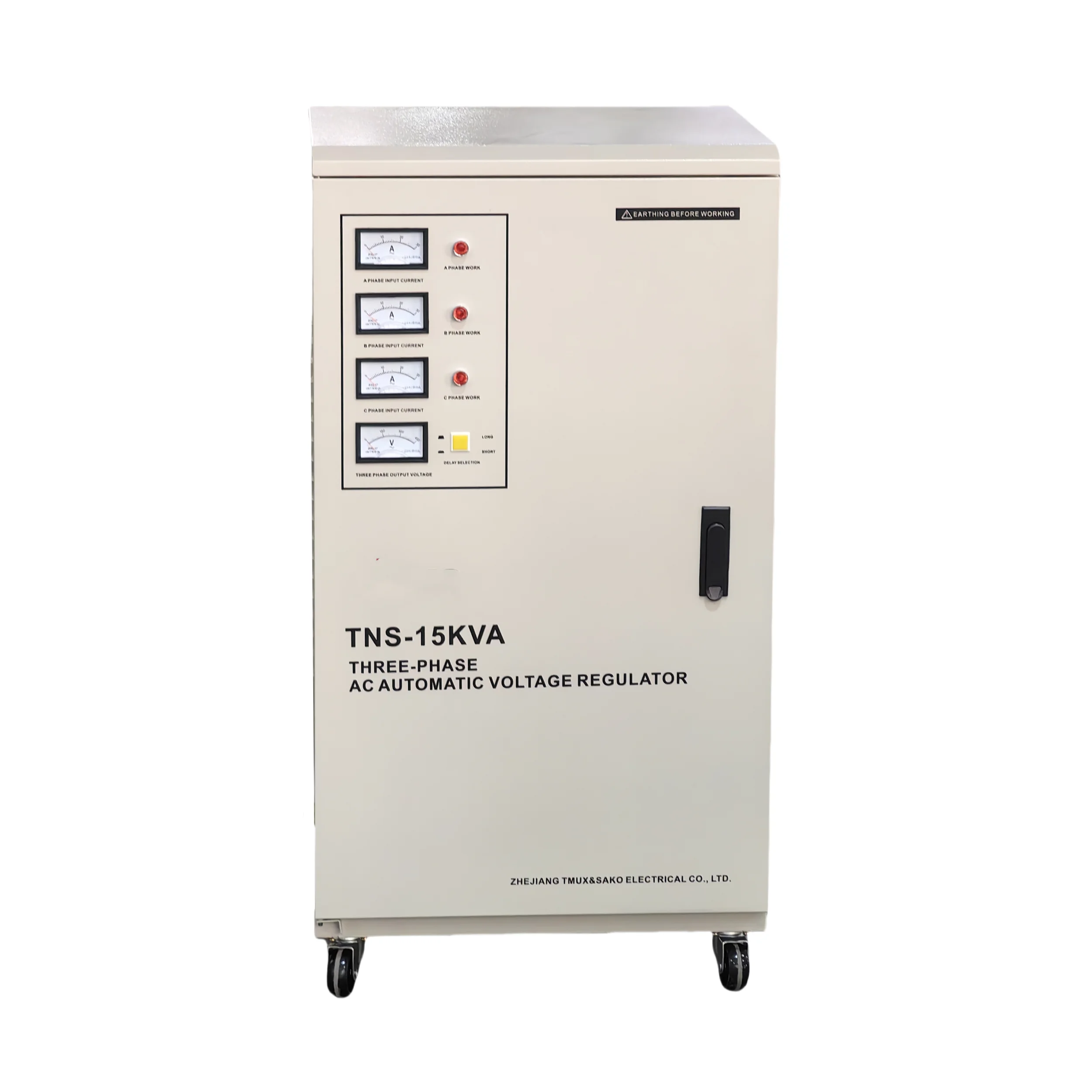 Three Phase 10KVA 30KVA 50KVA 100KVA AC 380V Automatic Voltage Regulators/stabilizers AVR for Industry Machines