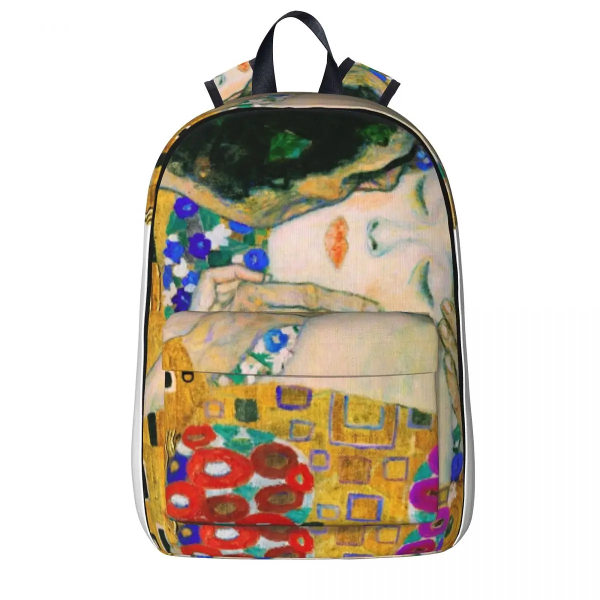 

The Kiss By Gustav Klimt Backpacks Large Capacity Student Book bag Shoulder Bag Laptop Rucksack Fashion Children School Bag