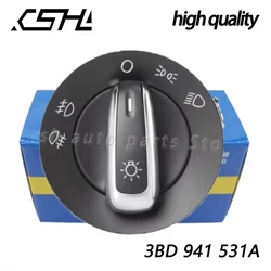 Headlight control knob Switch Button Driving lamp and fog lamp control button for VW JETTA POLO BEETLE UP 3BD941531 1C0941531A