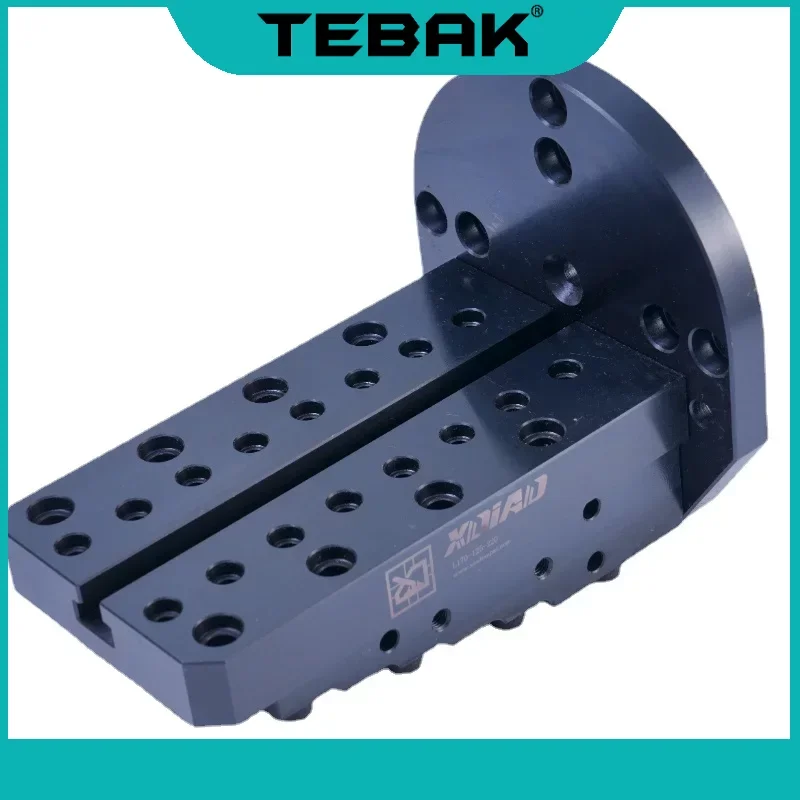 

L170-170 L170-125 L225-210 Four-axis bridge single side L plate with T-shaped groove arbitrary installation, self centering vise